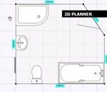 2D Watershed Bathrooms bath planner